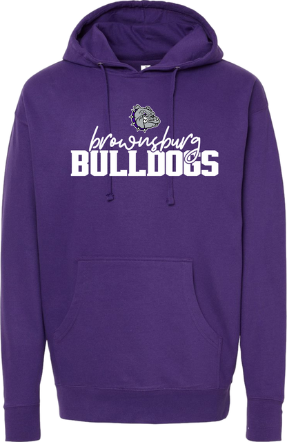 Brownsburg Bulldogs with Bulldog Head