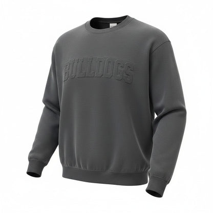 Bulldogs Embossed Crewneck