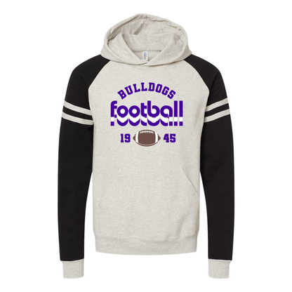 Retro Bulldogs Football Hoodie