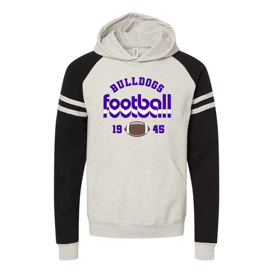 Retro Bulldogs Football Hoodie