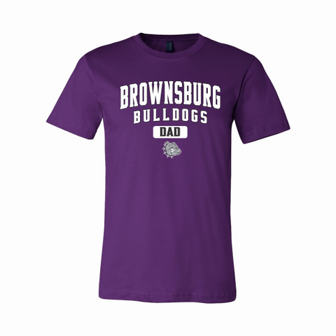 Brownsburg Bulldogs "Dad" Shirt - Rose Promos