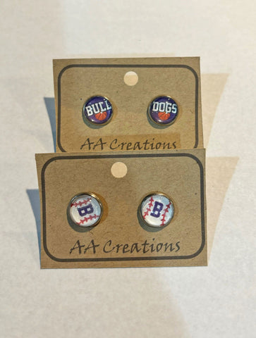 Brownsburg Post Earrings - Rose Promos
