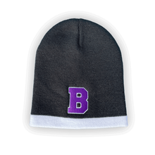 Load image into Gallery viewer, Brownsburg Two-Tone Knit Beanie - Rose Promos
