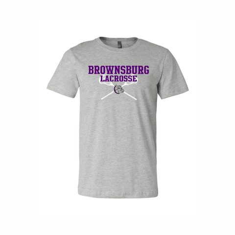 Brownsburg Youth Lacrosse Tri-Blend Tee - Rose Promos