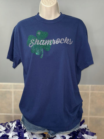 Rhinestone Shamrocks Tee