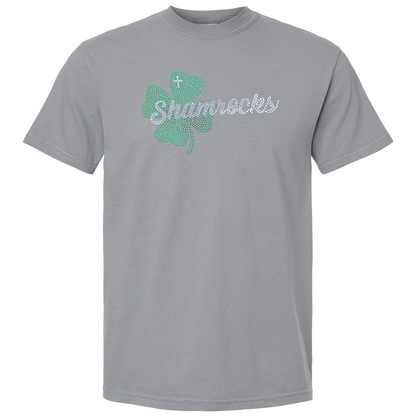 Rhinestone Shamrocks Tee