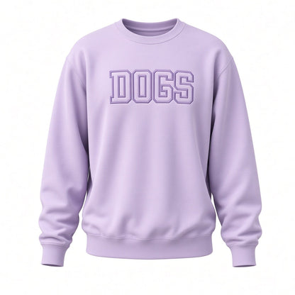 Embroidered DOGS Unisex Comfort Colors Crewneck
