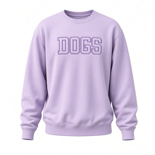 Embroidered DOGS Unisex Comfort Colors Crewneck