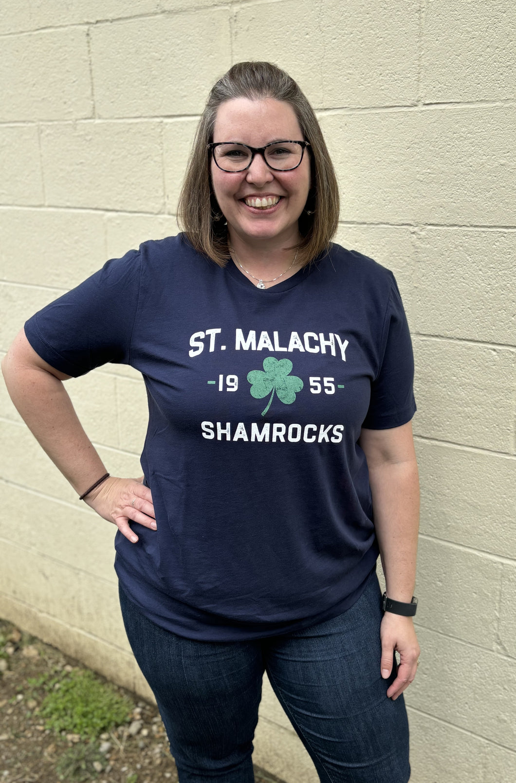 St. Malachy Navy Tee