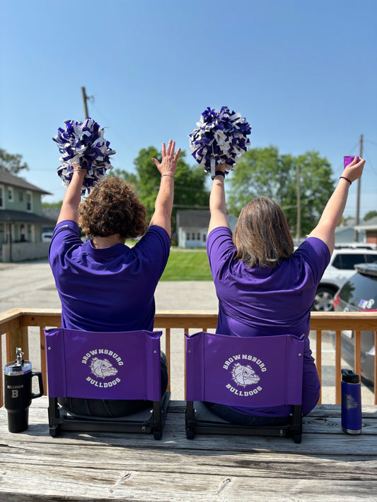 Brownsburg Bulldogs Stadium Chair - In Store Pick Up only