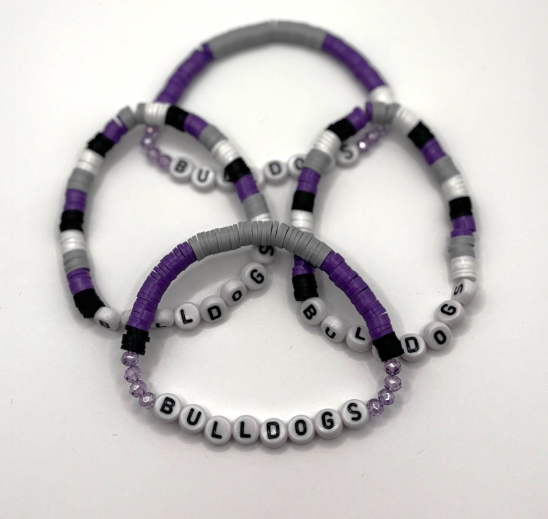 Bulldogs Stackable Bracelets