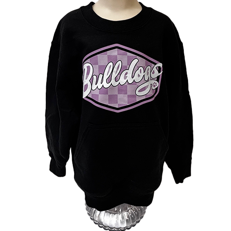 Bulldogs Checkerboard Youth Pocket Crew