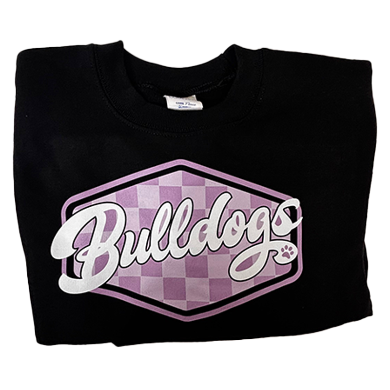 Bulldogs Checkerboard Youth Pocket Crew