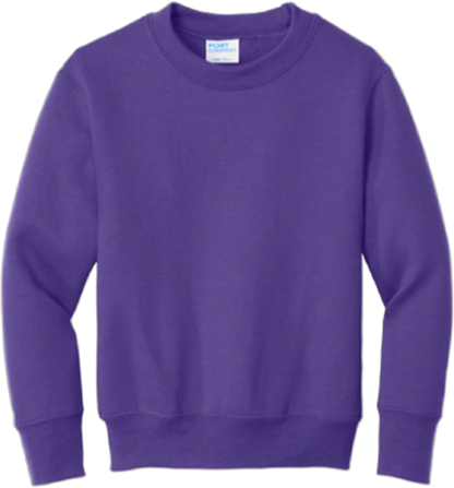 Brownsburg on Demand- PC78Y Port & Co™ Youth Core Fleece Crewneck Sweatshirt