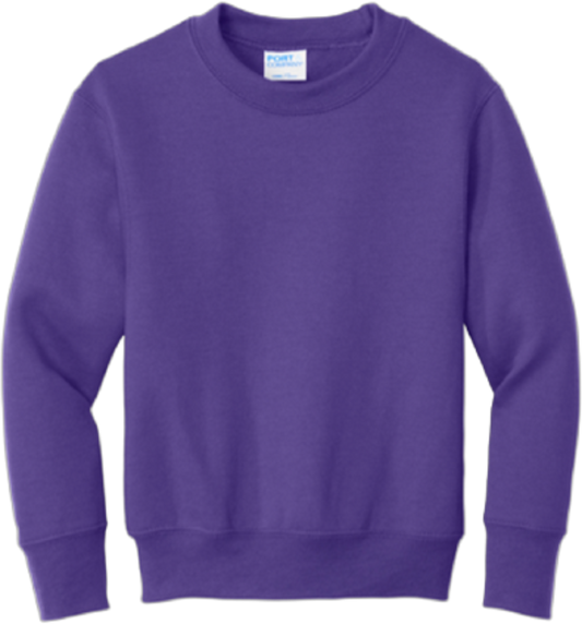 Brownsburg on Demand- PC78Y Port & Co™ Youth Core Fleece Crewneck Sweatshirt