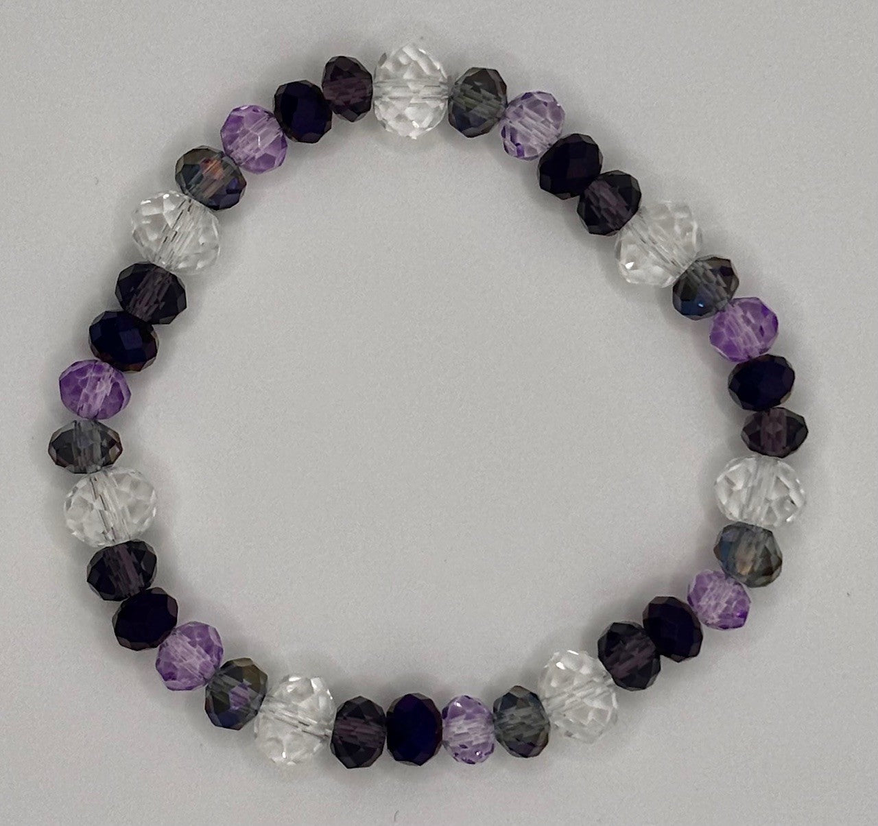 Bulldogs Crystal Beaded Bracelet