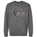 Rhinestone Bulldog Head Crew