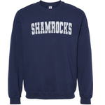 Classic Shamrocks Embroidered Glitter Crew