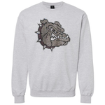 Rhinestone Bulldog Head Crew