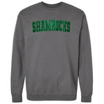 Classic Shamrocks Embroidered Glitter Crew
