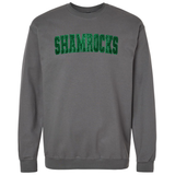 Classic Shamrocks Embroidered Glitter Crew