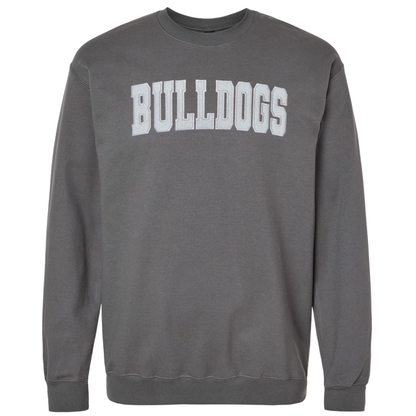 Classic Bulldogs Embroidered Glitter Crew