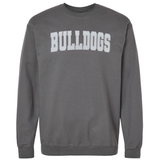 Classic Bulldogs Embroidered Glitter Crew