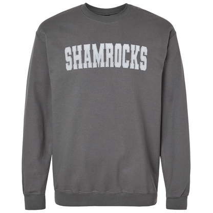 Classic Shamrocks Embroidered Glitter Crew