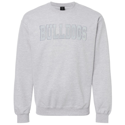 Classic Bulldogs Embroidered Glitter Crew