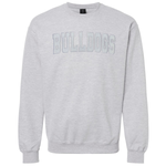 Classic Bulldogs Embroidered Glitter Crew