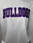 Classic Bulldogs Embroidered Glitter Crew