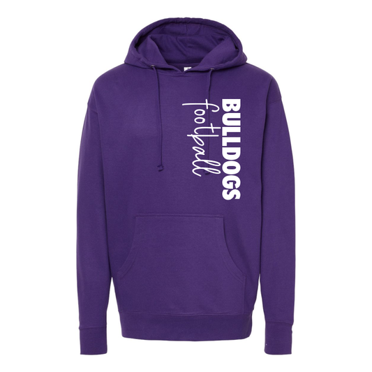 Sparkle Bulldogs Football Hoodie