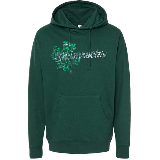 Rhinestone Shamrocks Hoodie