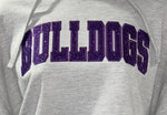 Classic Bulldogs Embroidered Glitter Hoodie
