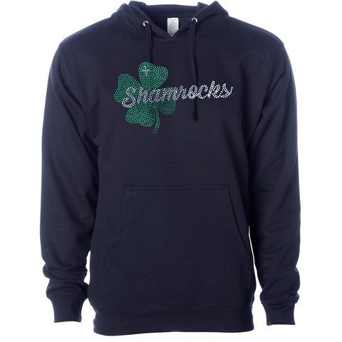 Rhinestone Shamrocks Hoodie