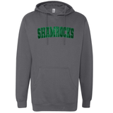 Classic Shamrocks Embroidered Glitter Hoodie