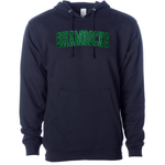 Classic Shamrocks Embroidered Glitter Hoodie