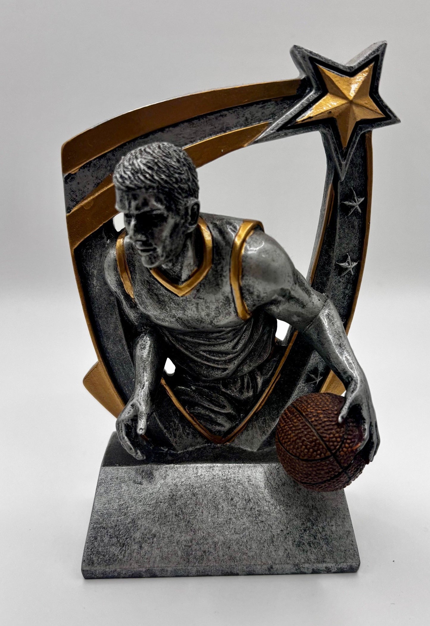 Small Pewter Basketball Trophy