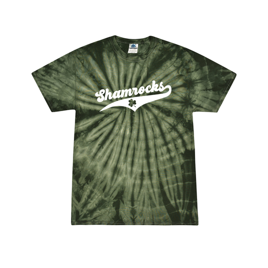 St Malachy Tie Dye Shamrocks Tee - Rose Promos