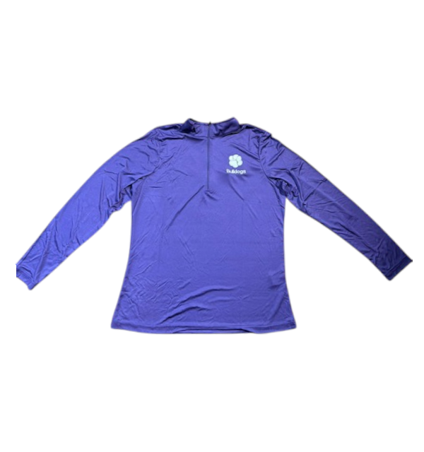 Paw Print Embroidered Ladies 1/4 Zip