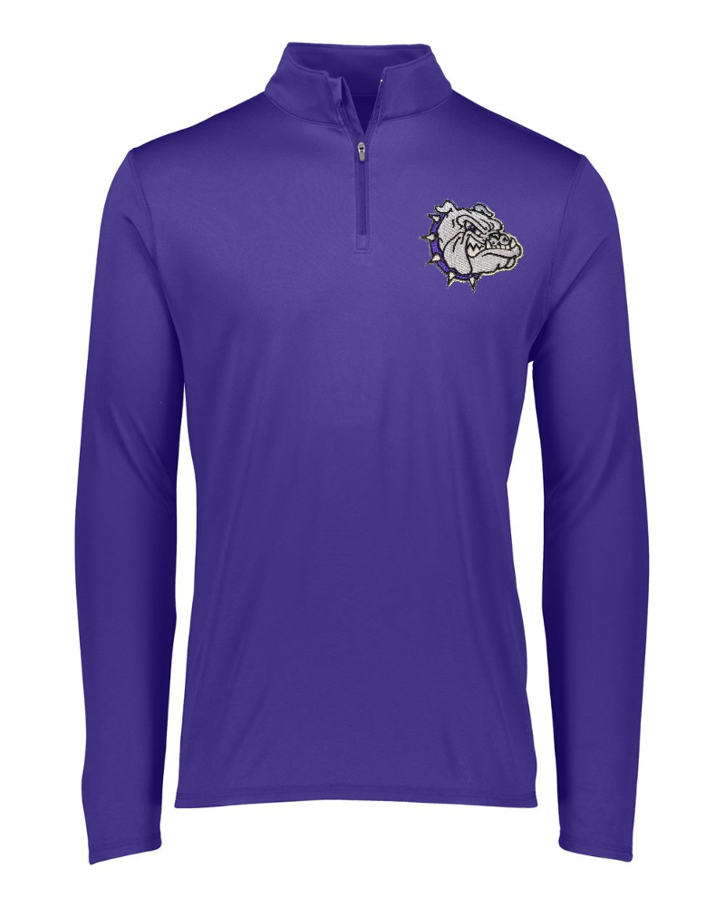 Embroidered Bulldogs Performance Quarter Zip