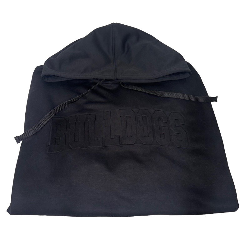 Bulldogs Embossed Hoodie