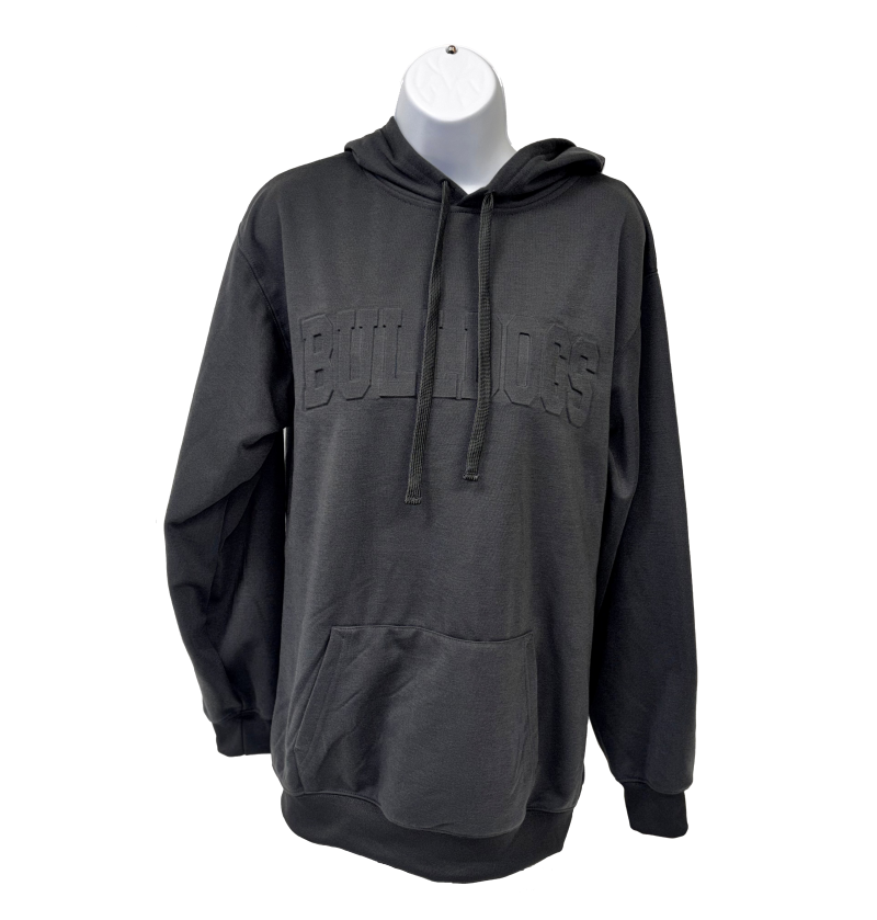 Bulldogs Embossed Hoodie