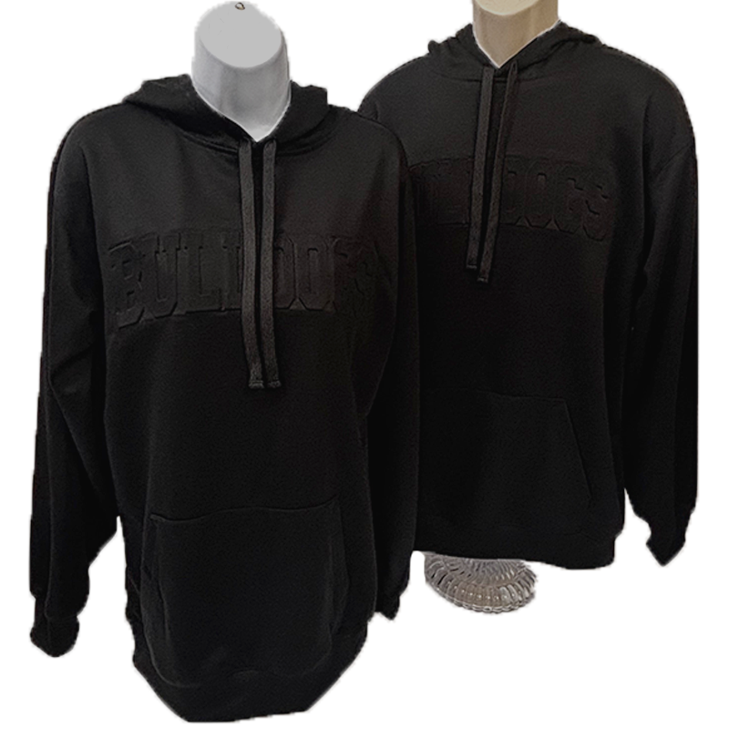 Bulldogs Embossed Hoodie