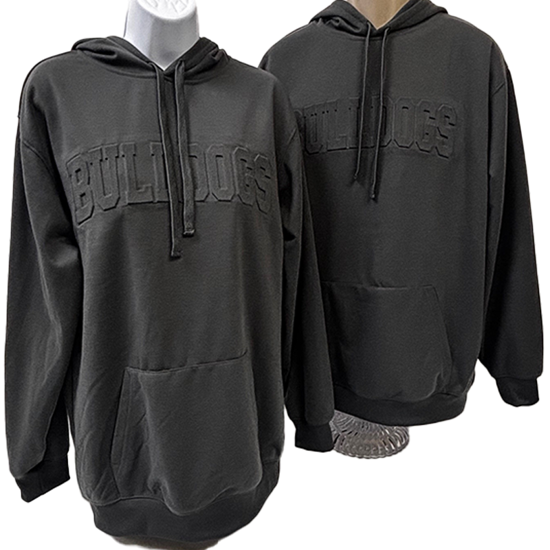 Bulldogs Embossed Hoodie