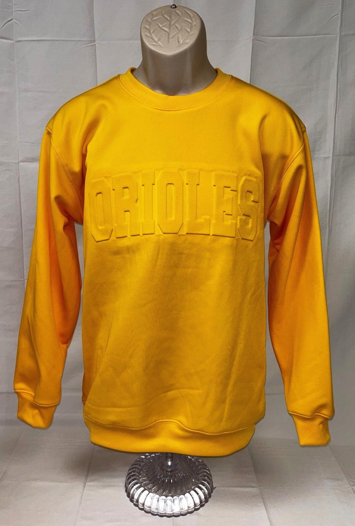 Orioles Embossed Crewneck