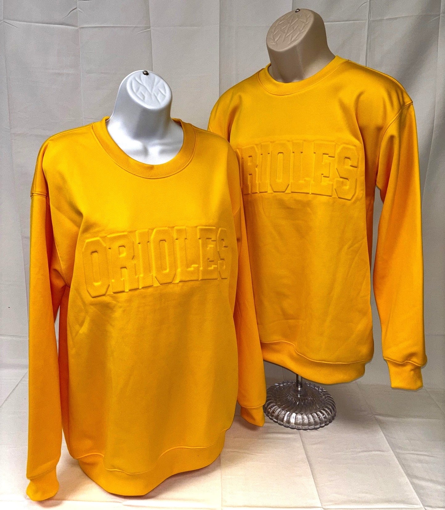 Orioles Embossed Crewneck