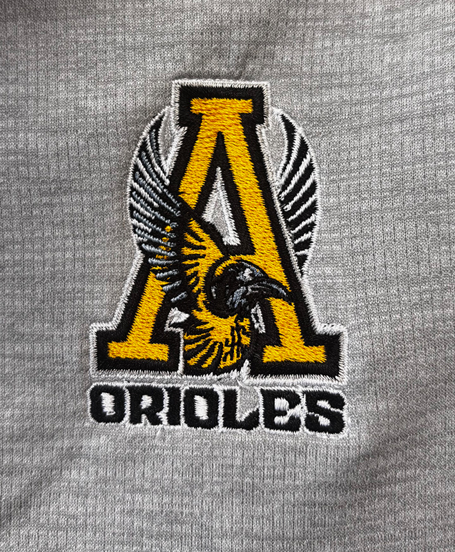 AllPro Grey Orioles 1/4 Zip