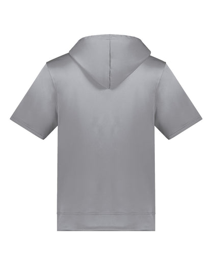 Unisex Fleece Short Sleeve Hooded Pullover