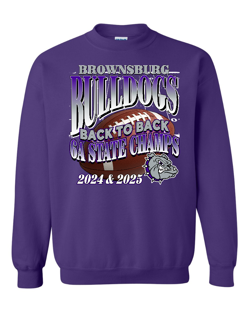 Back to Back State Champs Crewneck Sweatshirt